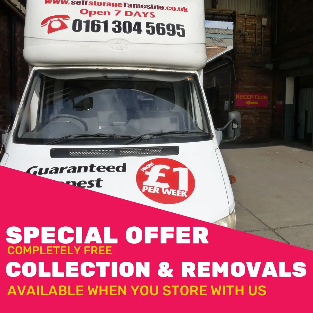 Free collection and Removals Special Offer